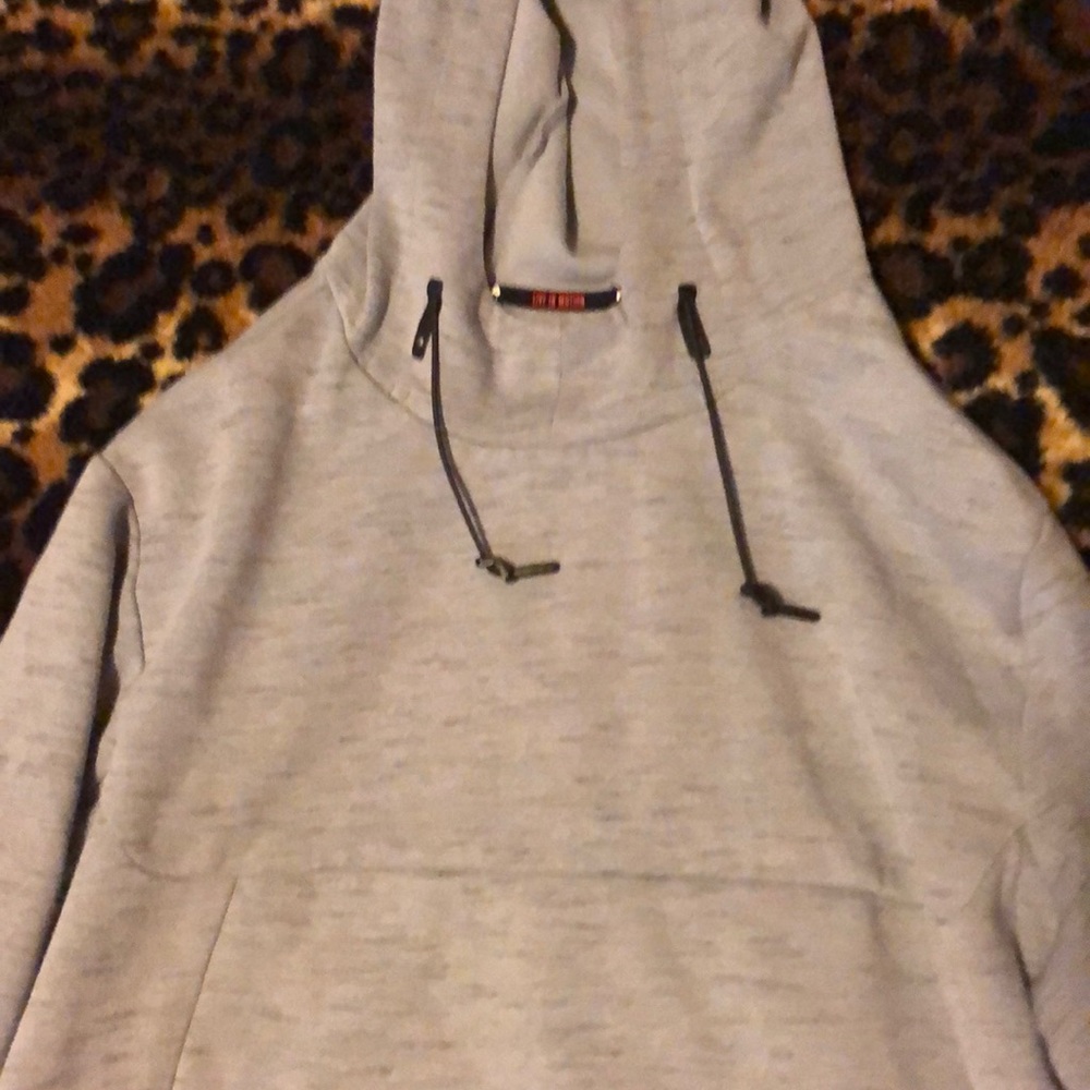 grey athletic hoodie - Picture 2 of 4